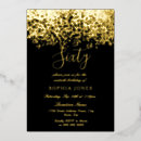 Recherche de black 60th birthday invitations Noir