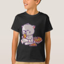 Search for cat lover kids tshirts Anime