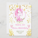 Search for unicorn face birthday invitations Cute