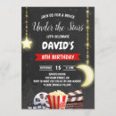 Search for boys movie night birthday invitations Cinema
