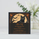 Search for orange kitty cat invitations Black