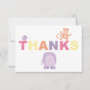 Recherche de zoo thank you cards Mignon