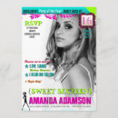Search for magazine cover birthday invitations Cool
