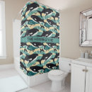 Search for whale shower curtains Underwater
