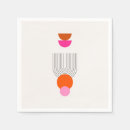 Search for pink orange napkins Geometric