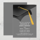 Search for black capped invitations Modern