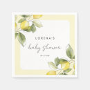 Recherche de citron serviettes Aquarelle