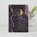 Search for purple moon baby shower invitations Gender neutral