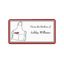Search for container return address labels Kitchen