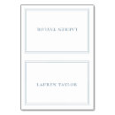 Search for simple wedding place cards Blue
