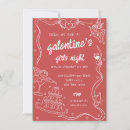Search for retro valentines day invitations Girls night out