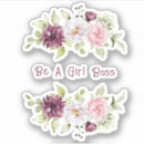 Search for girl boss stickers Floral