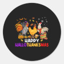 Search for happy chicken stickers Halloween