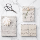 Search for vintage parchment wrapping paper Elegant