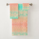Search for peach bath towels Colorful