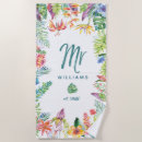 Search for mr and mrs beach towels Ocean