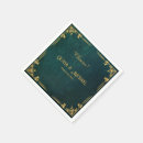 Search for fancy cocktail wedding napkins Vintage