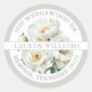 Search for white peony stickers Watercolor
