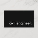 Search for civil engineering business cards Modern