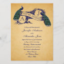 Search for vintage peacock wedding invitations Classic