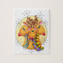 Recherche de renne puzzles Flocons de neige