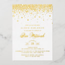 Recherche de le fond invitations Feuille d'or