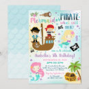Search for mermaid and pirate invitations Mermaids and pirates