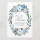 Search for floral wreath baby shower invitations Elegant