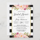 Search for decorative stripes invitations Floral
