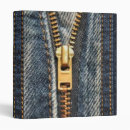 Search for zipper binders Denim