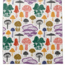 Search for mushroom shower curtains Illustration