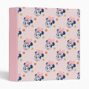 Search for minnie mouse binders Minnie polka dots
