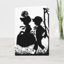 Recherche de silhoutte vœux cartes Enfants