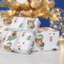 Search for teddy bear christmas wrapping paper Red