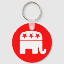 Search for republican elephant keychains Vote