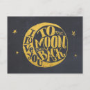 Search for love you to the moon and back postcards Stars