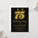 Search for elegant 75th birthday invitations Modern