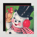 Recherche de de bonhomme neige invitations Vintage