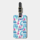 Recherche de feuille tropicale bagages étiquettes Motif