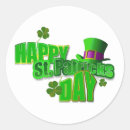 Search for happy st patrick stickers Shamrocks