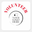 Search for logo badge stickers Volunteer