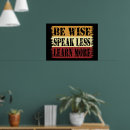 Search for not wise posters Motivation
