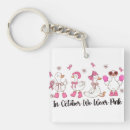 Search for october keychains Pink