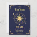 Recherche de magie vintage invitations Céleste