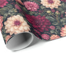Recherche de dahlias papier cadeau Floral