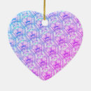 Search for blue and green pattern ornaments Pink