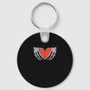 Search for heart and hands keychains Skull