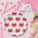 Search for crabs paper plates Seafood