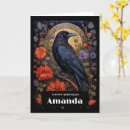 Search for raven birthday cards Crow