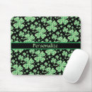 Recherche de trèfle quatre feuilles tapis souris Irlandais